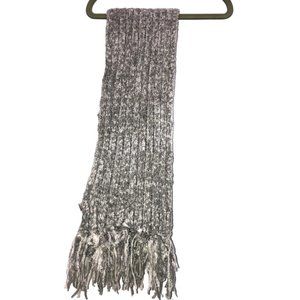 charter club NEW NWT gray white marl cozy scarf